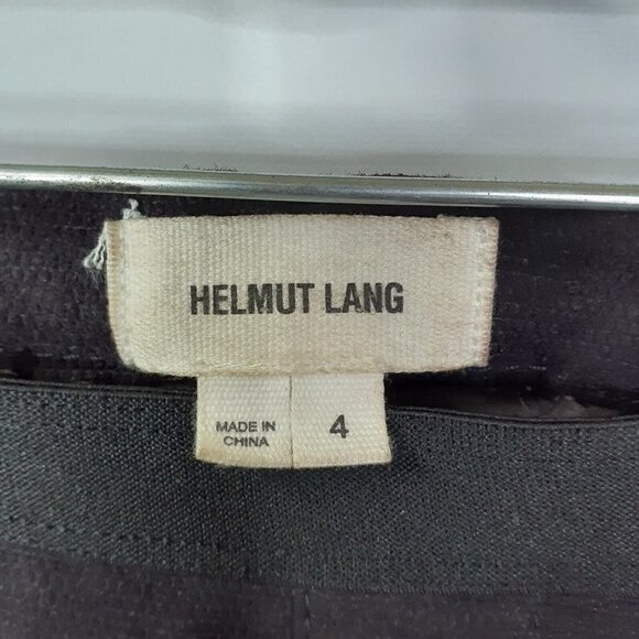 Helmut Lang Lamb Leather Legging Pants Womens 4 Purple Stretch‎ Pull On Ankle - Picture 3 of 8